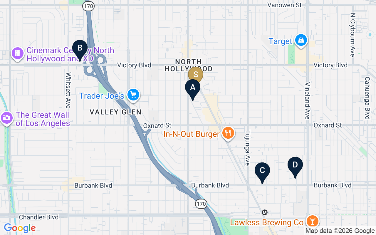 Land sale comparables map
